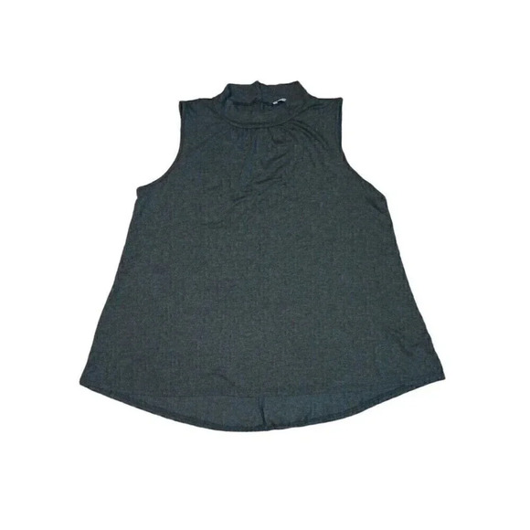 The Office Edit X Kiki Larue Women's Gray Sleeveless Turtleneck Soft Size 1X - Picture 1 of 13